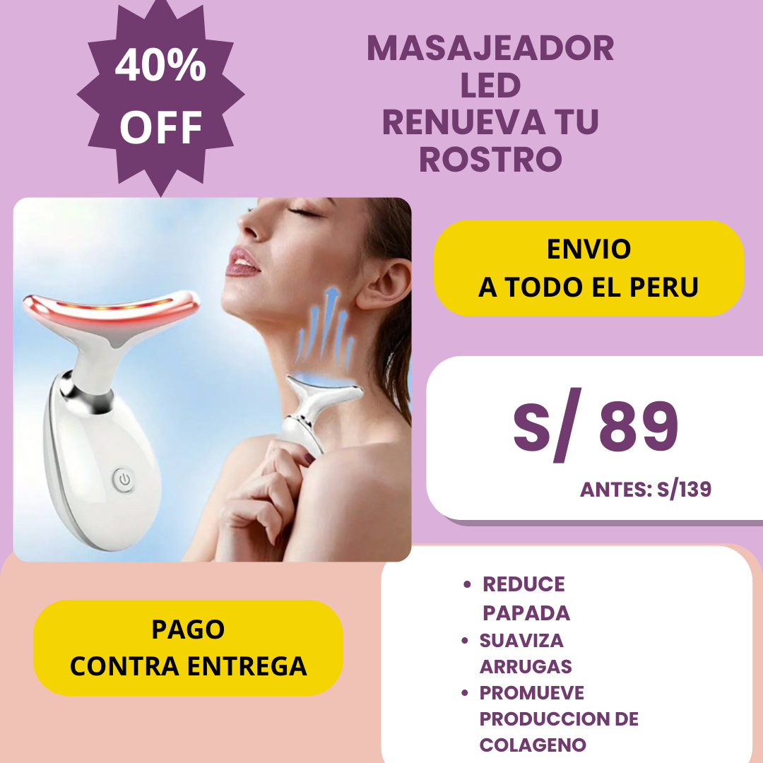 40% off ¡Dile adiós a las imperfecciones y arrugas! 👋